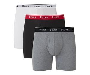 Hanes Originals - Calzoncillos Tipo bóxer para Hombre, de algodón elástico Que Absorbe la Humedad, Ajuste Moderno, Talle bajo, Paquete múltiple, Medium