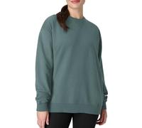 Hanes Originals Fleece Sweatshirt, Garment Dyed Pullover, Crewneck Sweatshirts for Men Sudadera, Verde ciprés, L para Hombre