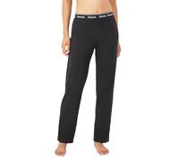 Hanes Originals Lounge, Comfywear Sleep for Women, Straight Leg Loungewear Pants Pantalón de Pijama, Negro, XL para Mujer