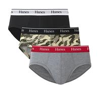 Hanes Originals - Paquete de Calzoncillos de Algod n el Stico Que Absorbe la Humedad para Hombre, Paquete de 3, Negro/hormig n Jaspeado/Camuflaje, X-Large