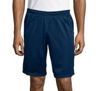 Hanes Pantalón Corto de Malla con Bolsillo - Pantalones Cortos Hombre