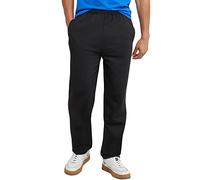 Hanes Pantalón Deportivo Ecosmart de Forro Polar con Bolsillos para Hombre, Negro, XL