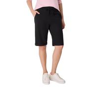 Hanes Women's French Terry Bermuda Short, Black, Small