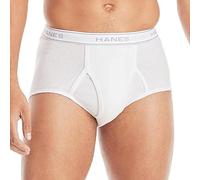 Hanes Paquete de 7 calzoncillos Ultimate de corte completo para hombre, Paquete de 7 - Blanco, M