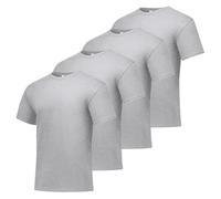 Hanes Paquete de Camiseta para Hombre, Camiseta de algodón Essential-T 4, Hanes, Nuestra Mejor Camiseta de Manga Corta, algodón súper Suave, Paquete múltiple, Fresno, X-Large