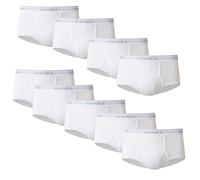 Hanes Red Label, paquete de 9 hombres, blanco, grande
