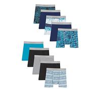 Hanes Ropa interior para niños, calzoncillos tipo bóxer para niños y niños, algodón suave, paquetes de 7 y 10 unidades, Colores lisos/estampados surtidos, Medium