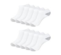 Hanes Socks Value Pack, Low Cut Soft Moisture-wicking Socks, 10-packs Paquete económico de calcetines, calcetines suaves de corte bajo que absorben la humedad, paquete de 10 Mujer (Pack de 10)
