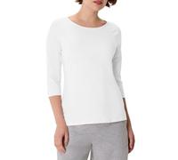 Hanes Stretch Cotton Raglan Sleeve tee Camisa, Blanco, S para Mujer