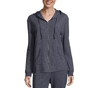 Hanes Sudadera con capucha de cremallera francesa Terry para mujer, Navy Heather, XX-Large