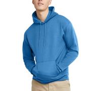 Hanes Ecosmart Forro Polar de Peso Medio, Sudadera con Capucha para Hombre, Opaco, Azul Vaquero, M