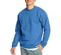 Hanes Ecosmart Fleece, Pullover Crewneck Sweatshirt, 1 Or 2 Pack Sudadera, Azul (BLU Denim), XXL para Hombre