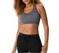 Hanes Sujetador deportivo sin costuras con espalda cruzada para mujer, X-Large