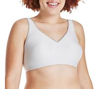 Hanes Wireless, Smooth Comfort Full-Coverage T-Shirt Bra, Single Or 2-Pack Sujetador, Opaco, Color Gris de Ley, L Mujeres
