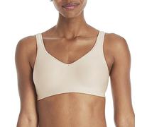 Hanes Women's 2 Pack Comfort Evolution Bra, Nude/White, Large
