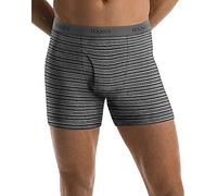 Hanes Tagless Boxer Briefs-Multiple Colors Ropa Interior de Hombres, a Rayas, L (Pack de 5)