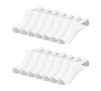 Hanes Value, No Show Soft Moisture-wicking Socks, Available In 10 And 14-packs Calcetines Mujer (Pack de 14)