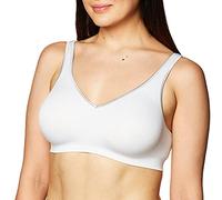 Hanes Wireless, Smooth Comfort Full-Coverage T-Shirt Bra, Single Or 2-Pack Sujetador, Opaco, Color Gris de Ley, L Mujeres