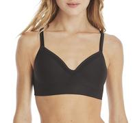 Hanes Women's Comfort Evolution Lace Wirefree Bra, Black, Medium