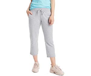 Hanes Women's French Terry Pocket Capri Grey 2XL