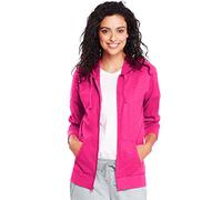Hanes Women's Jersey Full Zip Hoodie, Amaranth, XX-Large