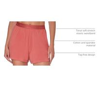 Hanes Women's Originals Sleep, 2-Pack, Comfywear Supersoft Lounge Shorts Pack, 3.25", Stargazer Grey/Natural Cedar, Small