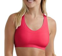 Hanes Womens Seamless Racerback Sports Bra (O9003) -Razzle Pin -M