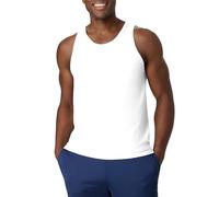 Hanes X-Temp Camiseta de alto rendimiento para hombre, sin mangas, transpirable, colores lisos, lote de 2 unidades, Blanco, X-Large