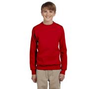 Hanes Youth ComfortBlend EcoSmart Crew P360 Deep Red