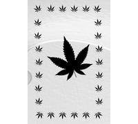 Hanf Notizbuch Hanfblatt Tagebuch Cannabis Rezeptbuch zum selber aufschreiben der vielfältigen Rezepte zum Backen Kochen Tipps & Tricks Marihuana ... Taschenbuch Bullet Journal Kochbuch 01A05