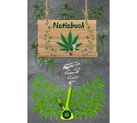 Hanf Taschenbuch Cannabis Notizbuch Marihuana Rezeptbuch Kiffer Tagebuch Hanfblätter Tipps & Tricks Geschenkideen 02B05