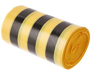 Hanfare TSYB/2 Tiger Stripe - Bolsas de basura con diseño de rayas, color amarillo (20 L, 50 unidades)