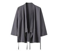 Hanfu Camisa para hombre de gran tamaño, vestido chino antiguo, vestido de verano, ropa tradicional clásica, tang tang bata, transpirable, cómoda, camiseta kimono tradicional, cosplay superior,