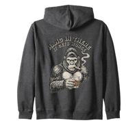 Hang in There It Gets Peor Gorilla Design Sudadera con Capucha