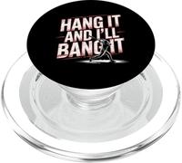 Hang It and I'Ll Bang It Competitive Baseball Sports |- PopSockets PopGrip para MagSafe