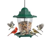 Hangable Bird Feeders For Outdoors - ABS, Leak-Proof Hummingbird Feeding Station Weatherproof Design | Retractable Multi-Bird Feeder, Outside Birds Feeder For Garden, Patio, Deck, Balcony, Railing