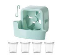 Hangable Fan Cooler,Portable Ice Box Cooling Device for Desk Tent Outdoor | Ice Box Cooling,Hangable Hook,Universal Fan Fit,4-6 Hour Duration,Energy Saving,Summer Relief,Home Office,Tent Patio