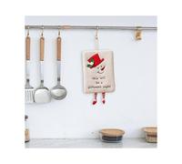 Hangable Hand Towels for Wiping Hands, Quick-Absorbing Water, Cute Dry Towels, Festive Kitchen Decoration A