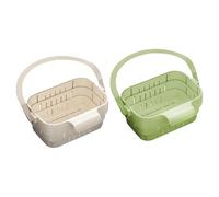 Hangable Telescopic Drain Basket, Secure Edge Hold, 18x7.3x5cm, Hanging Food Waste Catcher, Sink Strainer Basket, Hassle Free Maintenance, For Home Apartment Dormitory Farmhouse Restaurant Cafe