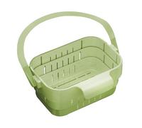 Hangable Telescopic Drain Basket, Secure Edge Hold, 18x7.3x5cm, Hanging Food Waste Catcher, Sink Strainer Basket, Hassle Free Maintenance, For Home Apartment Dormitory Farmhouse Restaurant Cafe