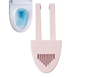 Hangable Toilet Tank Holder, Stable Cleaner Carrier, Toilet Tablet Storage with Hook, Bathroom Cleaning Accessory for Apartment Home RV, Boat Rental House Maintenance Use