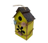 Hangable Wooden Birdhouses - Decorative Outdoor Bird Cage, Adorable Garden Ornament for Birds | Weatherproof Wooden Shelter for Patio, Yard, and Park, Beautiful Garden Decoration, giftsss for Bird