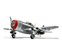 HANGAR 9 P-47D Thunderbolt RC avión 67″ (1,70 m), 20 CC ARF Warbird - Célula de balsa/Madera contrachapada mecanizada con láser, Solapas funcionales y Escalas detalladas de lámina