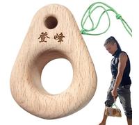 Hangboard de escalada - Hangboard de escalada, tabla de entrenamiento pequeña con mango de escalada | Tabla de escalada para puerta de madera, equipo de refuerzo de manos para entrenamiento