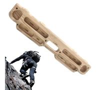 Hangboard Portátil - Diapasón De Escalada En Roca Para Interiores | Barra De Dominadas De Madera De Alta Resistencia Para Entrenamiento De Fuerza Con Los Dedos | Tabla De Entrenamiento De Búlder Compa