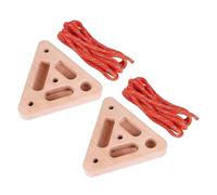 Hangboard portátil - Empuñadura triangular de madera | Múltiples asas profundas, tabla de escalada compacta, montaje en puerta, entrenamiento en casa, fitness, estudio, dormitorio universitario, sala