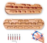 Hangboard Tabla Entrenamiento Escalada Multipresa Escalada Hangboard Escalada - Tabla de Madera Extragrande 60 cm, Resistente 150 kg, con Presas Variadas para Fuerza y Técnica en Casa o Gimnasio