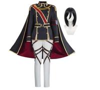 Hange Zoe/Levi Cosplay Aot Disfraces Anime Uniforme Capa Peluca | Sanli, Armin Arlert, Historia Reiss, accesorios, disfraz de cosplay de Aot, fiesta de carnaval de Halloween