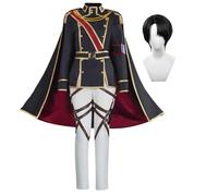Hange Zoe/Levi Cosplay Aot Disfraces Anime Uniforme Capa Peluca | Sanli, Armin Arlert, Historia Reiss, accesorios, disfraz de cosplay de Aot, fiesta de carnaval de Halloween
