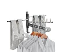 Hanger De Toallas De Cocina - Organizador De Trago De Baño, Estante Giratorio De Bares Múltiples De Toallas | Balancando Soporte De Towell, Perchas De Ducha, Perchas De Montaje En La Pared para